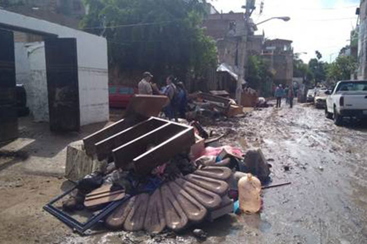 Pérdidas millonarias por tormenta en Guadalajara