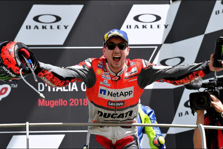 Jorge Lorenzo gana el Gran Premio de Italia de MotoGP