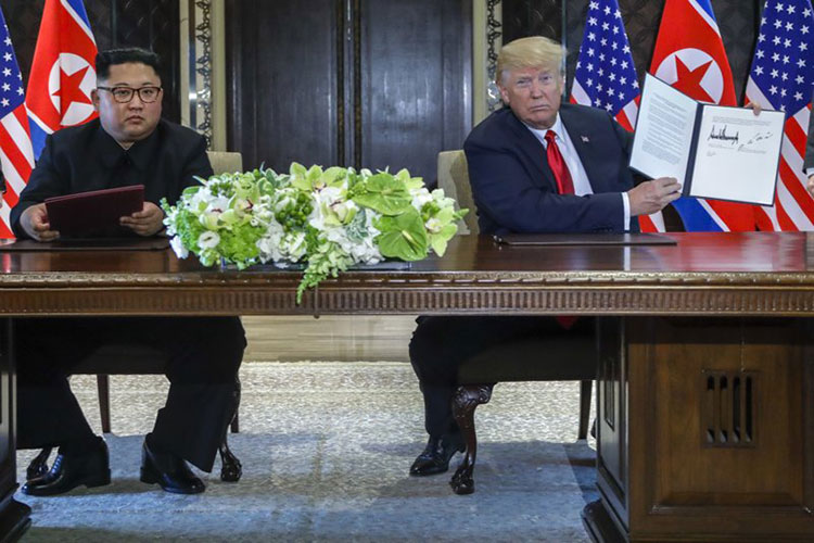 Trump en Twitter: Corea del Norte no es una amenaza nuclear