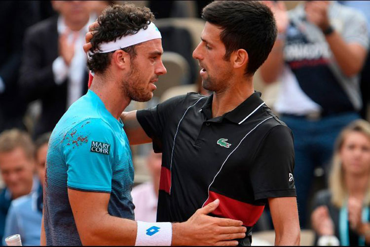 Djokovic cae ante Cecchinato y se pierde las semis en París