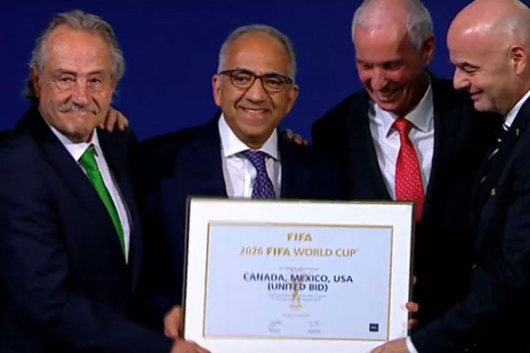 México, Canadá y Estados Unidos organizarán el Mundial de 2026
