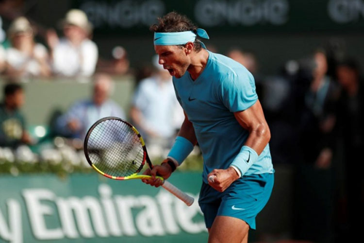Nadal en plan bestia a la final de Roland Garros