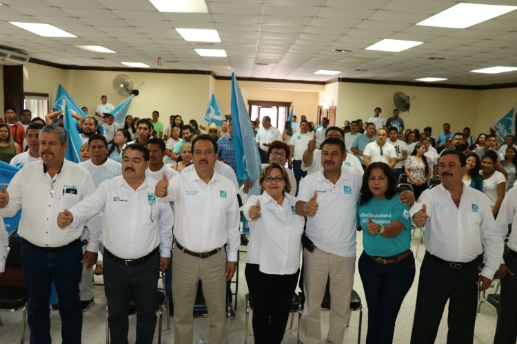 Refuerzan jóvenes campaña de Nueva Alianza