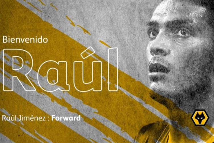 Raúl Jiménez, nuevo jugador del Wolverhampton