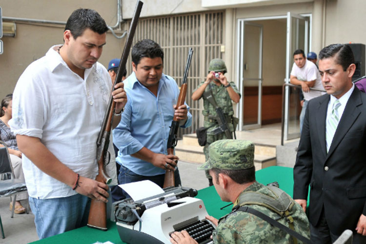Pide SEDENA a ciudadanos registrar armas de fuego