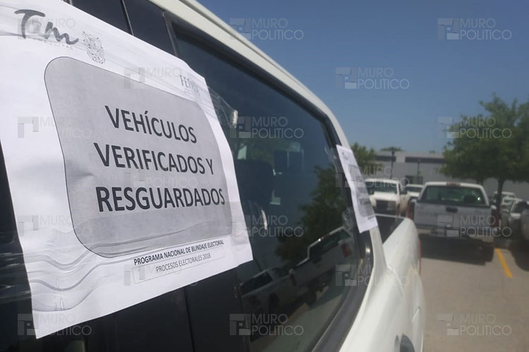 Resguarda Gobierno unidades oficiales por elecciones
