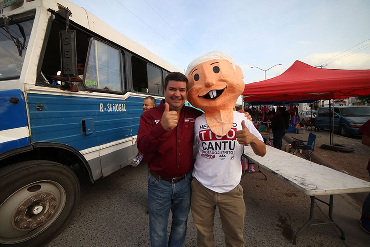 Aventaja Tico Cantú con 8 puntos a candidato del PAN