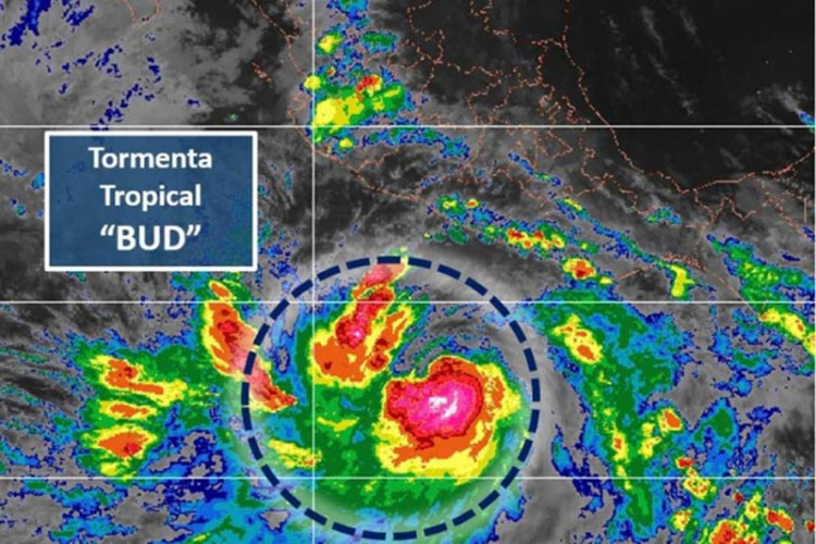 Urgen tomar precauciones por tormenta tropical ‘Bud’