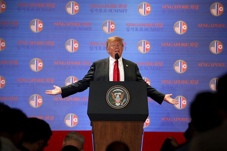 Trump anuncia fin de maniobras militares en Corea del Sur