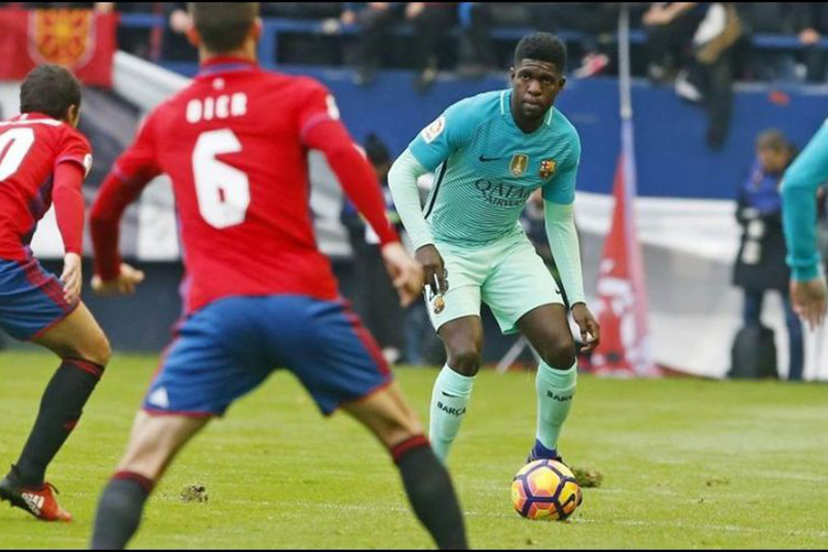 Umtiti renueva con el Barcelona hasta junio de 2023