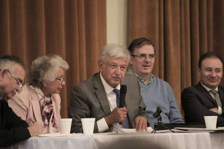 Equipo de AMLO difunde propuesta para pacificación del país