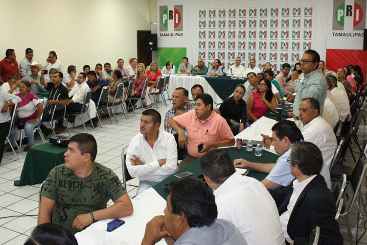 Evalúa PRI y ex candidatos crisis electoral en Tamaulipas