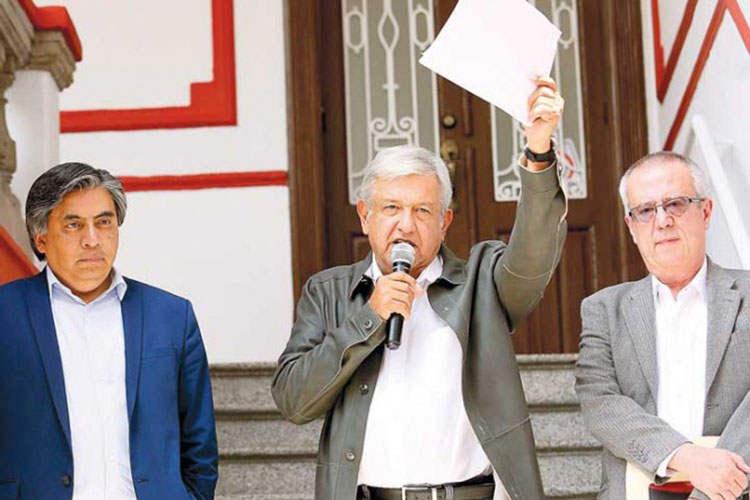 Andrés Manuel López Obrador da conocer siete proyectos prioritarios