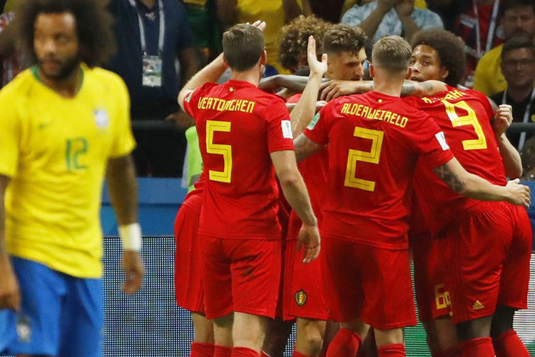 Bélgica avanza a semifinales tras vencer a Brasil