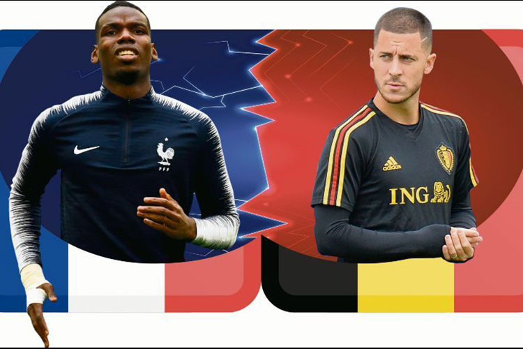Francia y Bélgica, magos con el balón