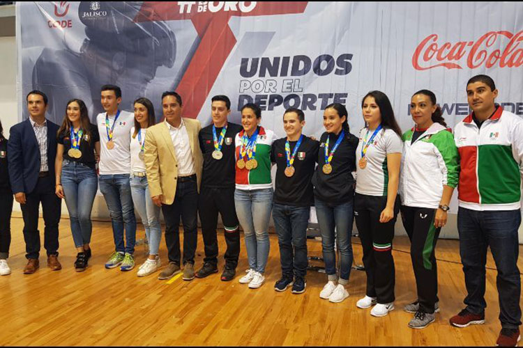 El Code recibe a medallistas de Barranquilla 2018