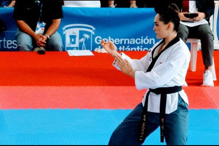 Daniela Rodríguez, máxima medallista de México en poomsae