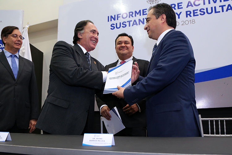 Recibe Congreso Informe de Fiscal Anticorrupción