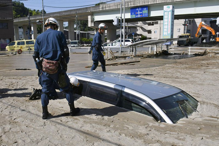 Confirman 176 muertos tras tormentas en Japón