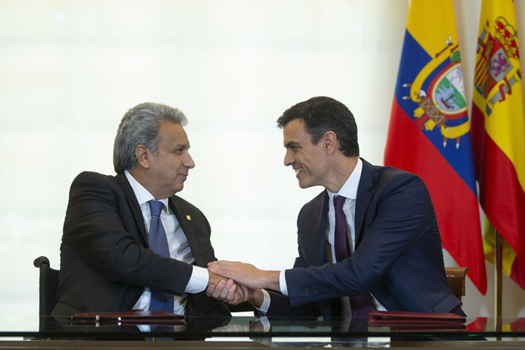 España ayudará a Ecuador en lucha contra el narcotráfico