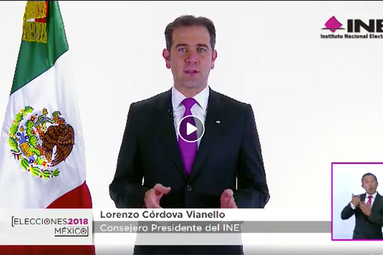 INE confirma triunfo de AMLO en México