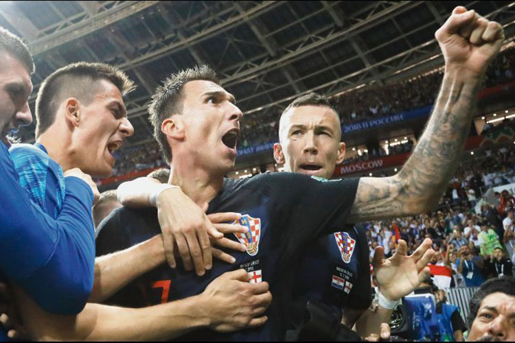Los croatas, valientes hasta el final