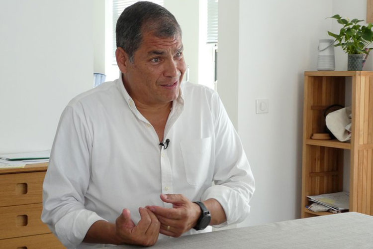 Presidente de Ecuador: Correa no es perseguido político
