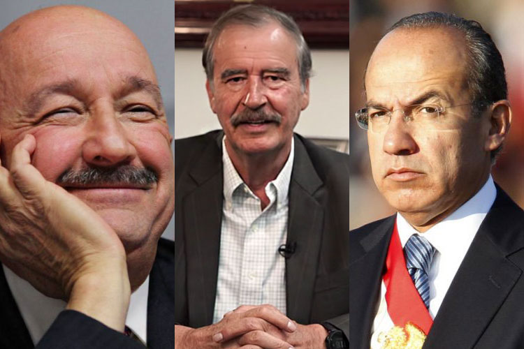 Agradece AMLO mensajes de Fox, Salinas y Calderón, pero insiste en quitarles pensión
