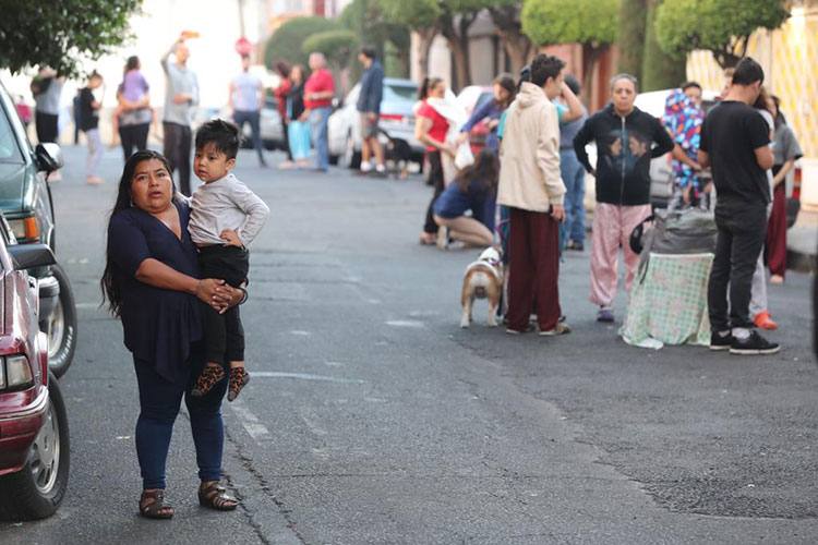 Reportan saldo blanco por sismo de 5.9