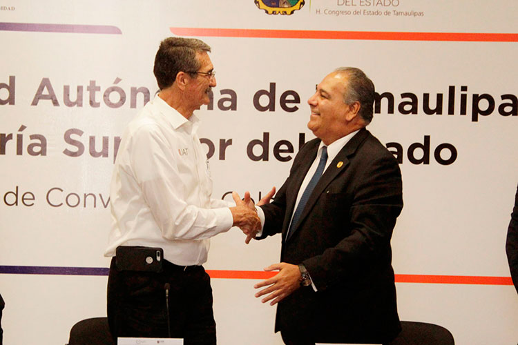 Refrendan colaboración la UAT y Auditoría Superior del Estado