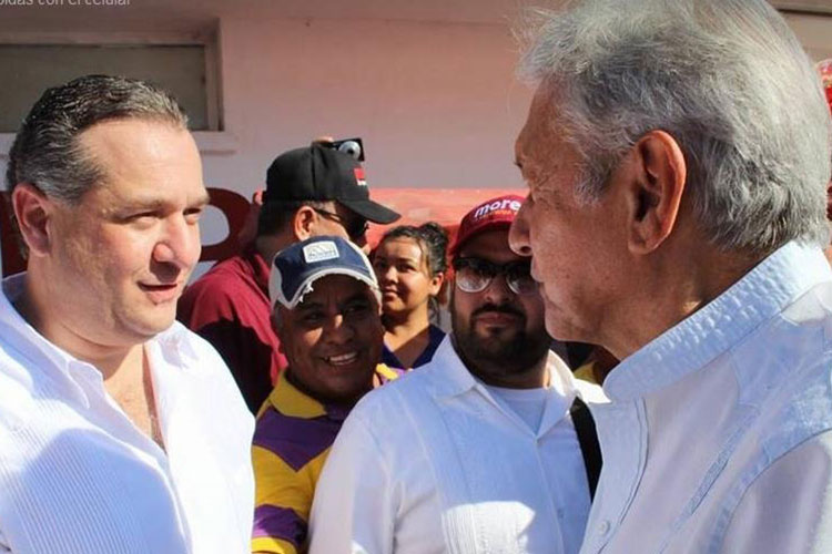Adrián Oseguera felicita a AMLO por recibir constancia