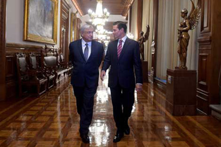 Apoyará Peña a AMLO para que su mandato se inicie con éxito
