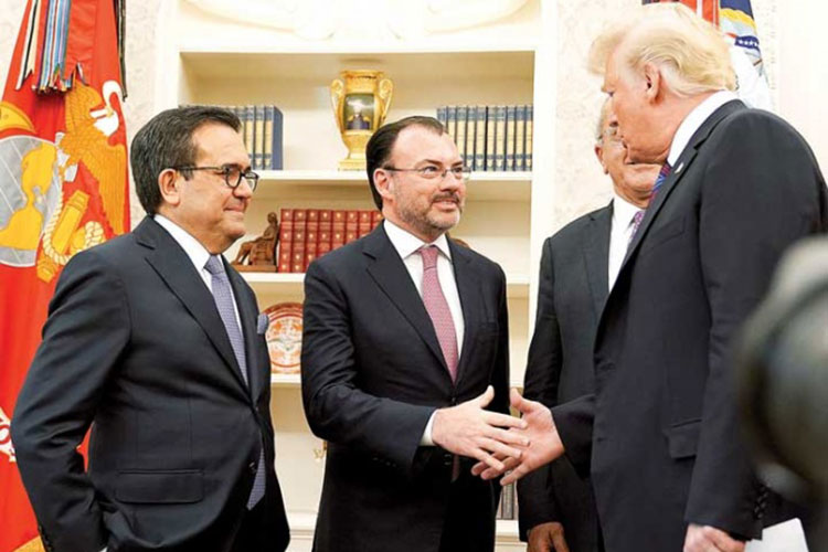 Logran México y  EU pacto bilateral  de libre comercio