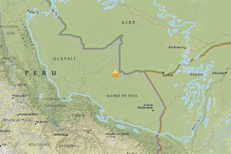 Sismo de magnitud 7,1 sacude frontera Perú-Brasil
