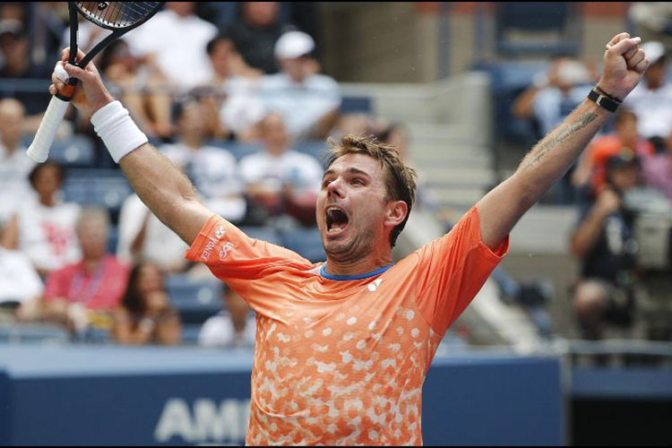 Wawrinka vence a Dimitrov en primera ronda del US Open