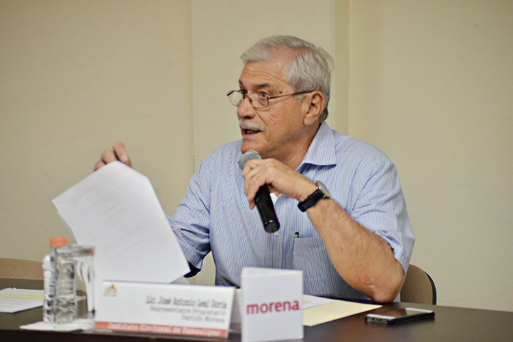 Llega Bejarano a organizar bases para elección de Diputados