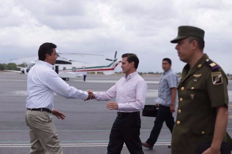 Llega EPN a Tamaulipas
