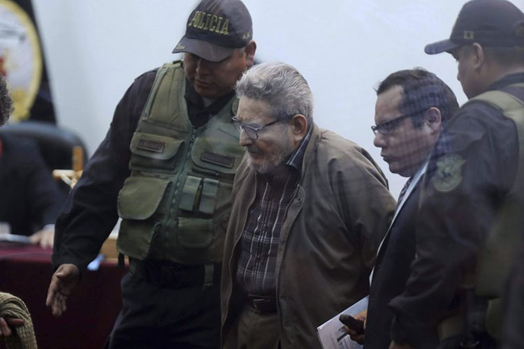 Segunda cadena perpetua a líder de Sendero Luminoso