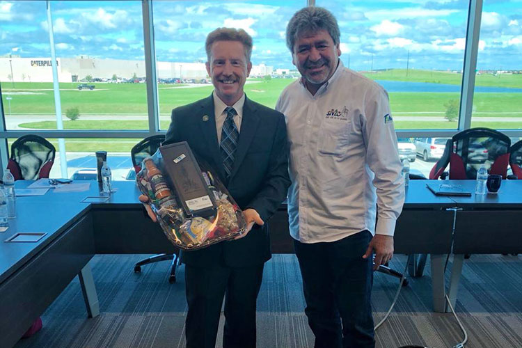 Promueve Xico inversión y turismo con Victoria, Texas