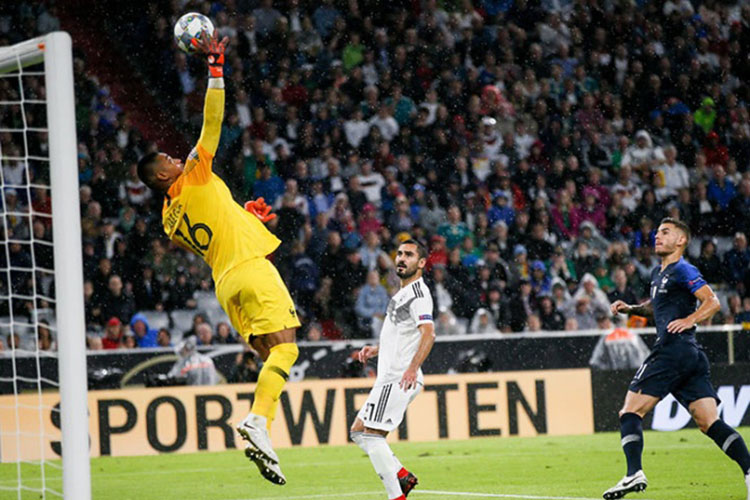 Areola se roba el show en el 0-0 del Alemania-Francia