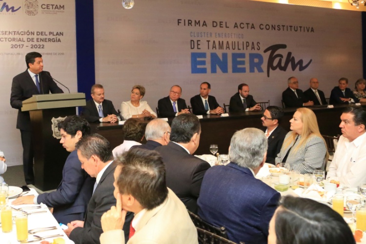 Conforma Tamaulipas clúster energético