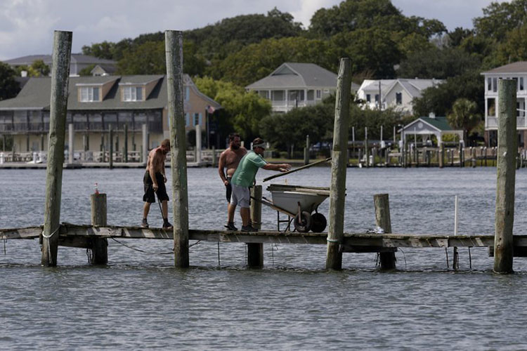 El monstruoso huracán Florence se acerca a las Carolinas