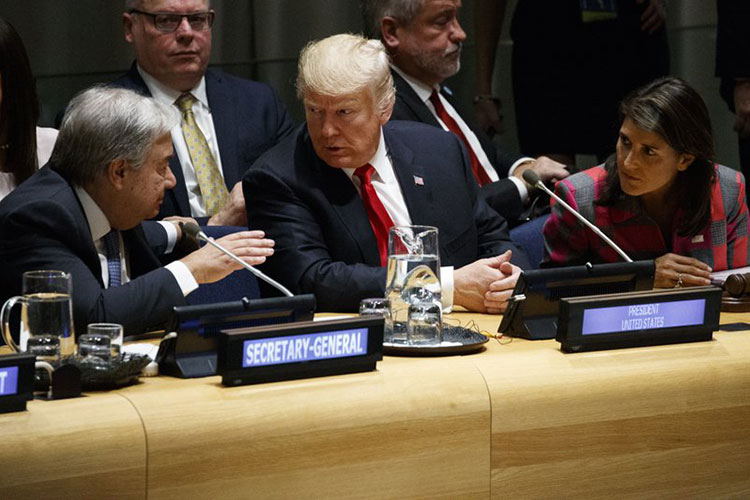 Trump llega a la ONU; delegados honran a Mandela