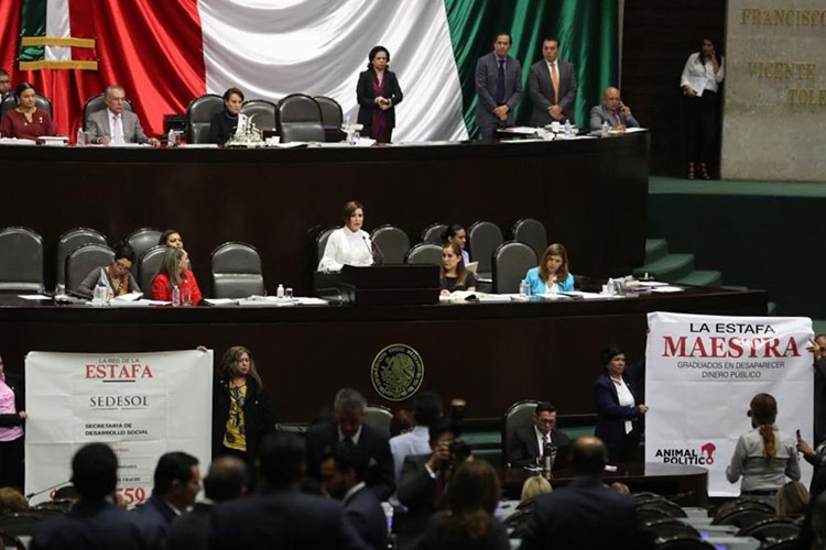 No me podrán comprobar desvíos: Robles a diputados