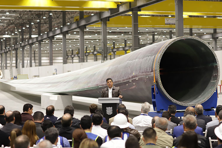 Inicia construcción de palas para aerogeneradores de Vestas