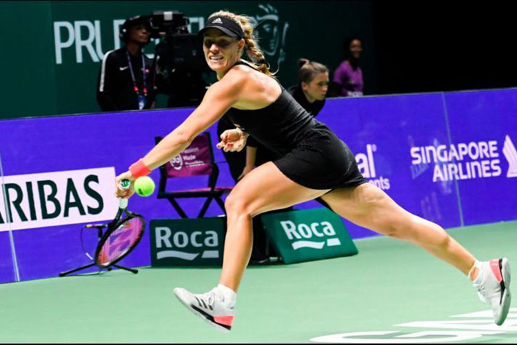 Kerber doblega a Osaka y logra su primer triunfo en Singapur
