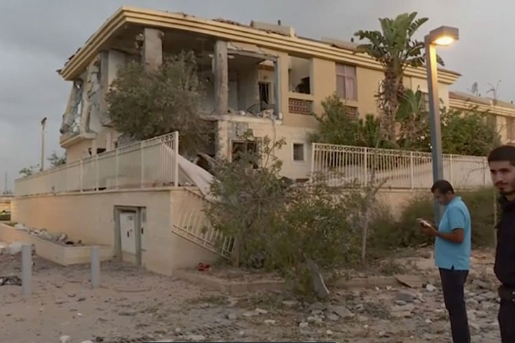 Proyectil de Gaza alcanza vivienda en el sur de Israel