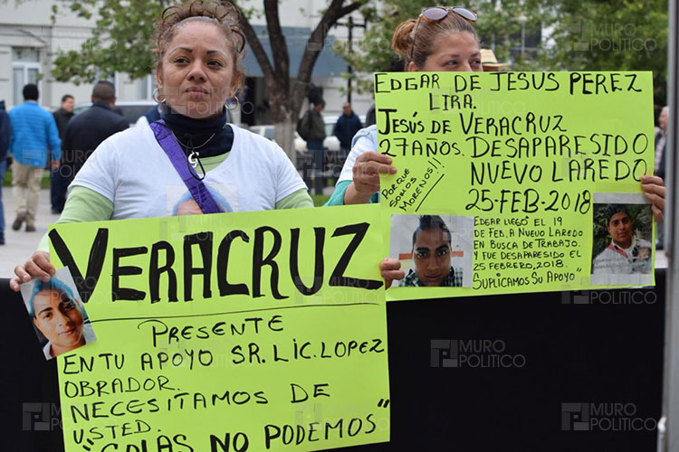Se manifiestan familiares de desaparecidos en Tamaulipas