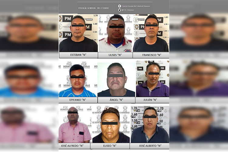 Detienen a nueve ex funcionarios de la SSP de Veracruz por desaparición