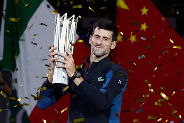 Conquista Djokovic cuarta corona en Shanghai, un nuevo récord